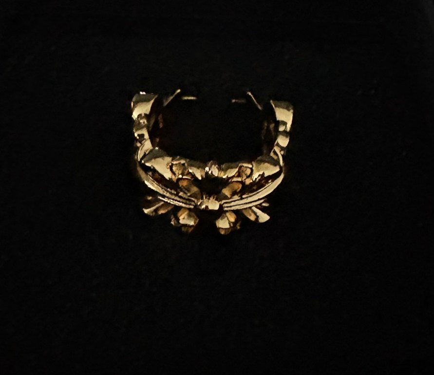 chrome hearts altin çiçek desenli duğun - Görsel 2