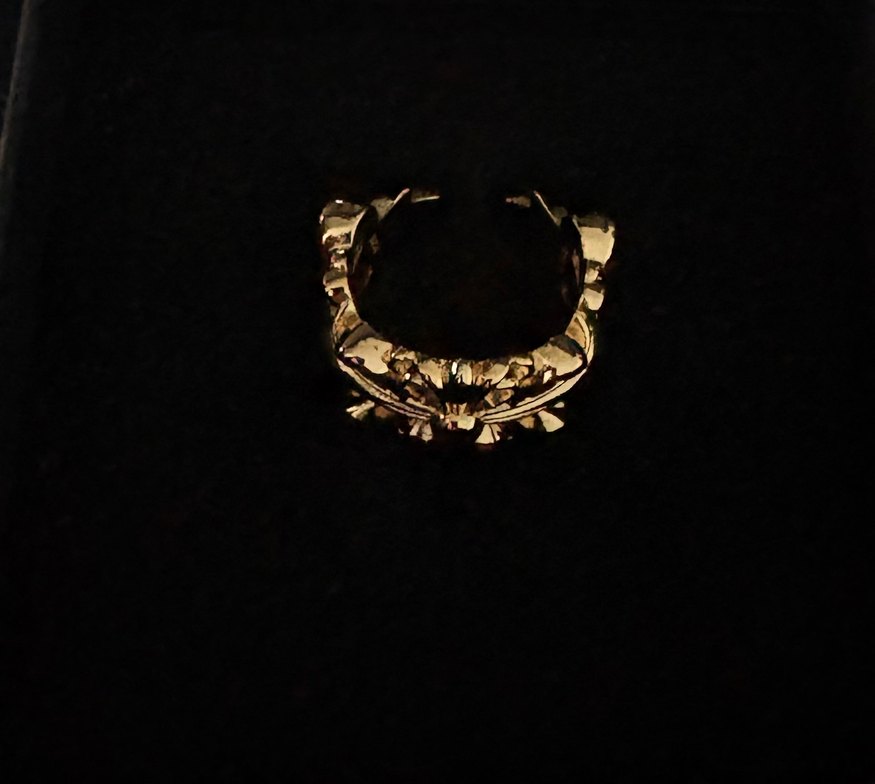 chrome hearts altin çiçek desenli duğun - Görsel 4