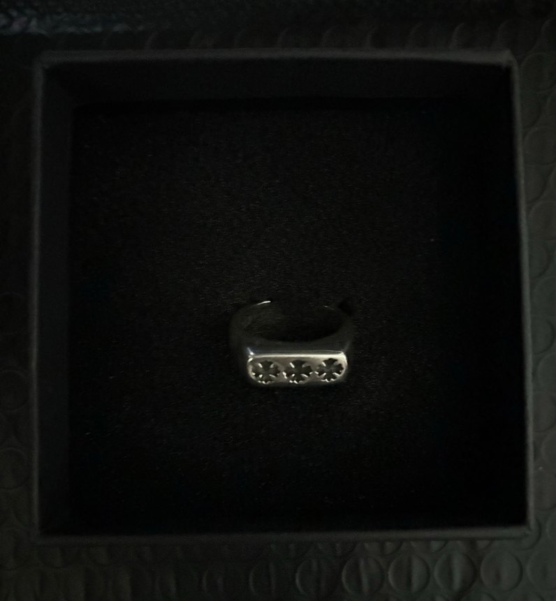 chrome hearts signet yuzuğu - Görsel 3