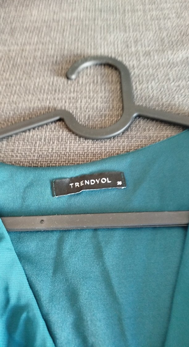 Bohem Tarz Mavi Midi Kadın Elbise - Görsel 3