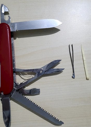 ORİJİNAL İSVİÇRE ÇAKISI, HUNTSMAN (AVCI) MODELİ, 15 FONKSİYONLU, - Görsel 7