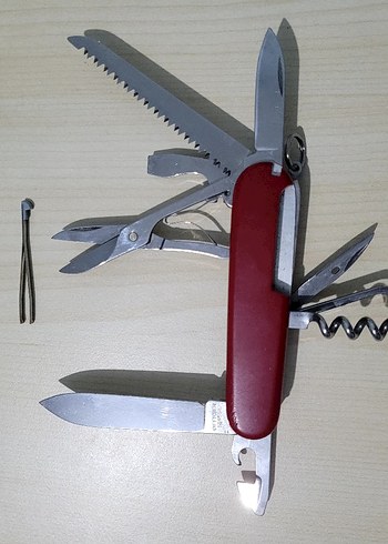 ORİJİNAL İSVİÇRE ÇAKISI, HUNTSMAN (AVCI) MODELİ, 15 FONKSİYONLU, - Görsel 8