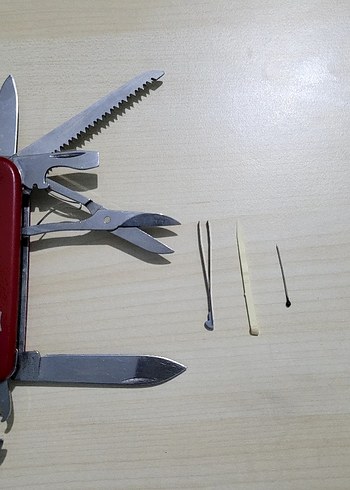 ORİJİNAL İSVİÇRE ÇAKISI, HUNTSMAN (AVCI) MODELİ, 15 FONKSİYONLU, - Görsel 5