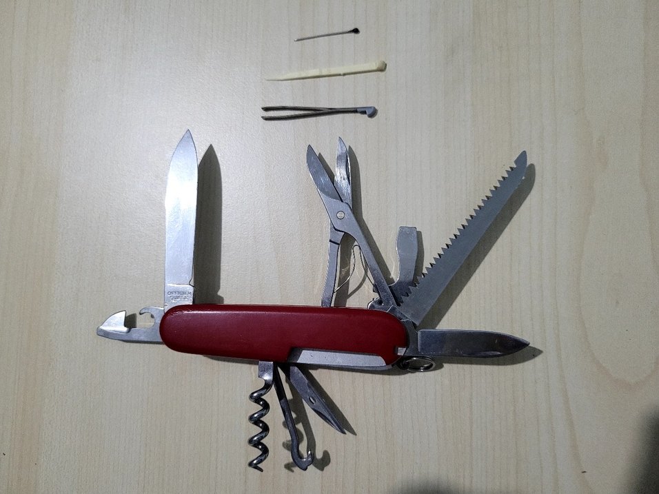 ORİJİNAL İSVİÇRE ÇAKISI, HUNTSMAN (AVCI) MODELİ, 15 FONKSİYONLU, - Görsel 4