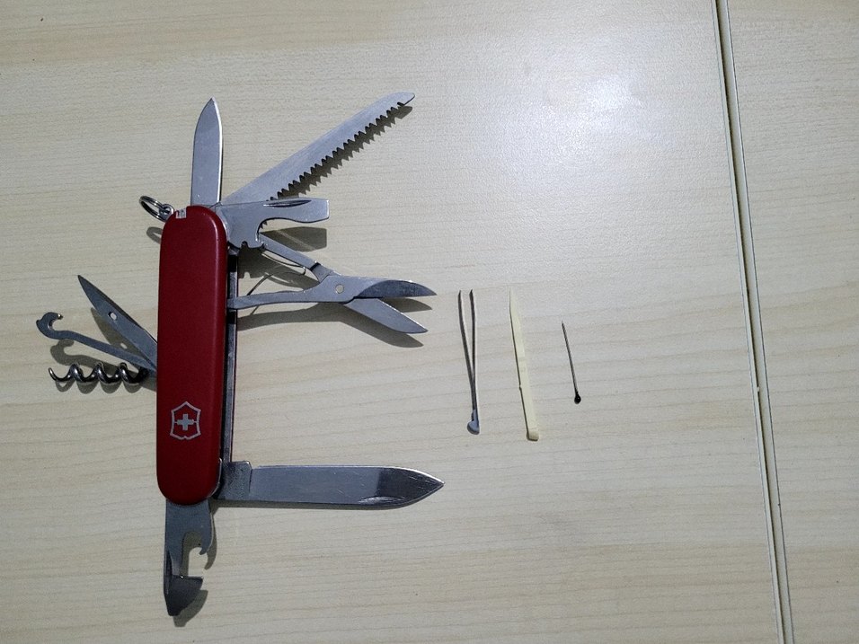 ORİJİNAL İSVİÇRE ÇAKISI, HUNTSMAN (AVCI) MODELİ, 15 FONKSİYONLU, - Görsel 5