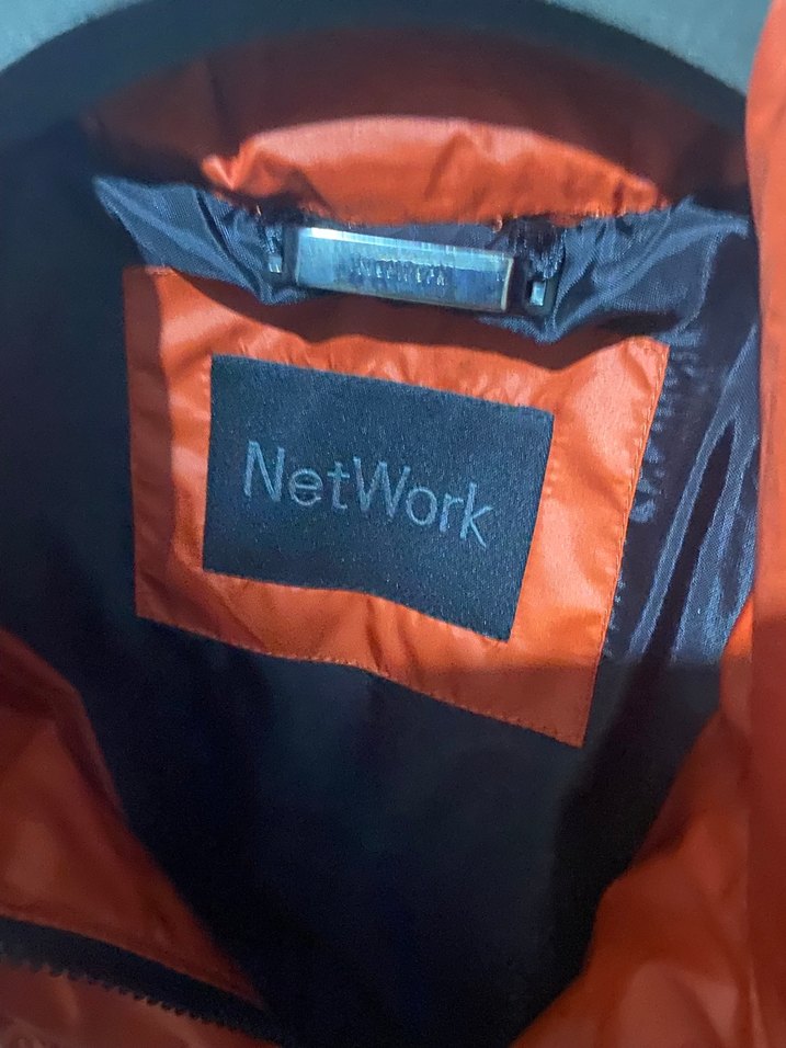 Düğmeli Turuncu Erkek Sokak Stili Mont - Görsel 4