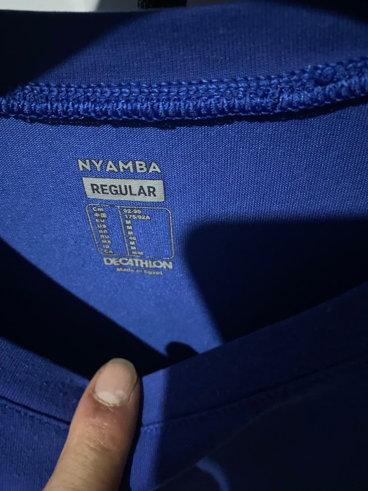 Erkek Mavi Baskılı Kısa Kollu Tişört - Görsel 2