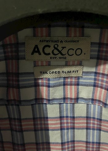 Düğmeli Erkek Pamuklu Gri Kareli Gömlek - Görsel 2