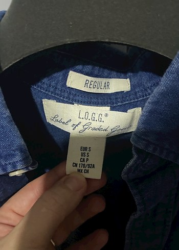 Erkek Lacivert Denim Düğmeli Gömlek - Görsel 3