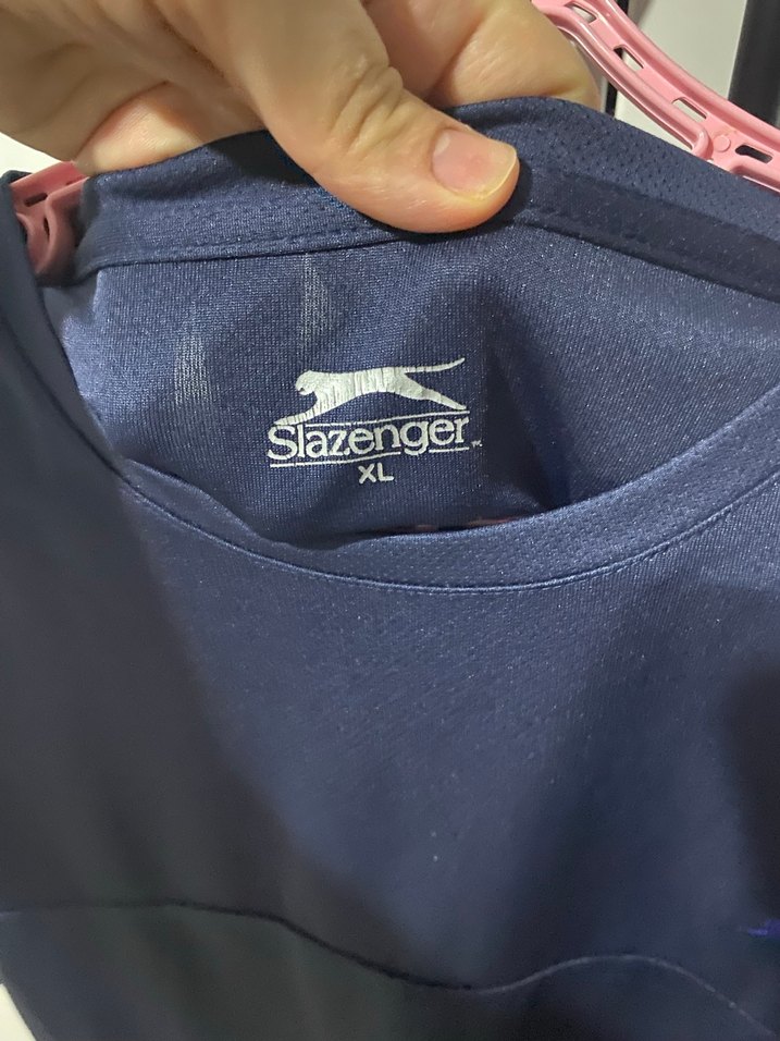 Erkek Lacivert Kısa Kollu Salaş Tişört - Görsel 2