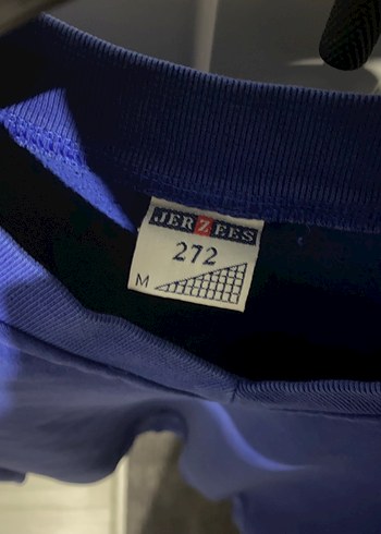 Erkek Mavi V Yaka Sweatshirt - Görsel 2