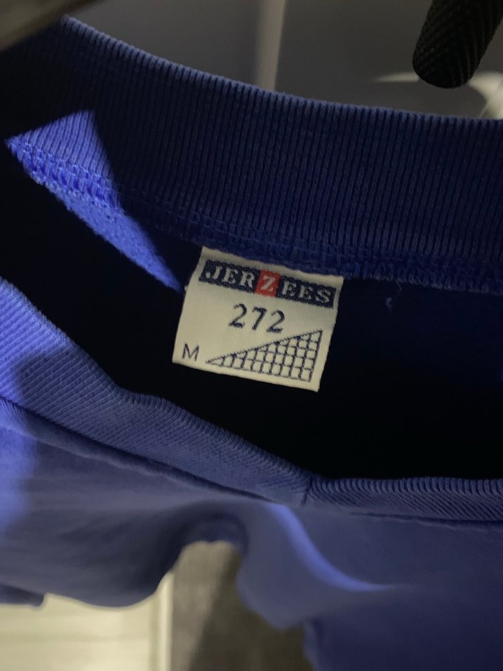 Erkek Mavi V Yaka Sweatshirt - Görsel 2