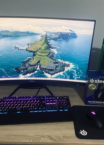 RGB aydınlatmalı masaüstü bilgisayar seti - Görsel 3