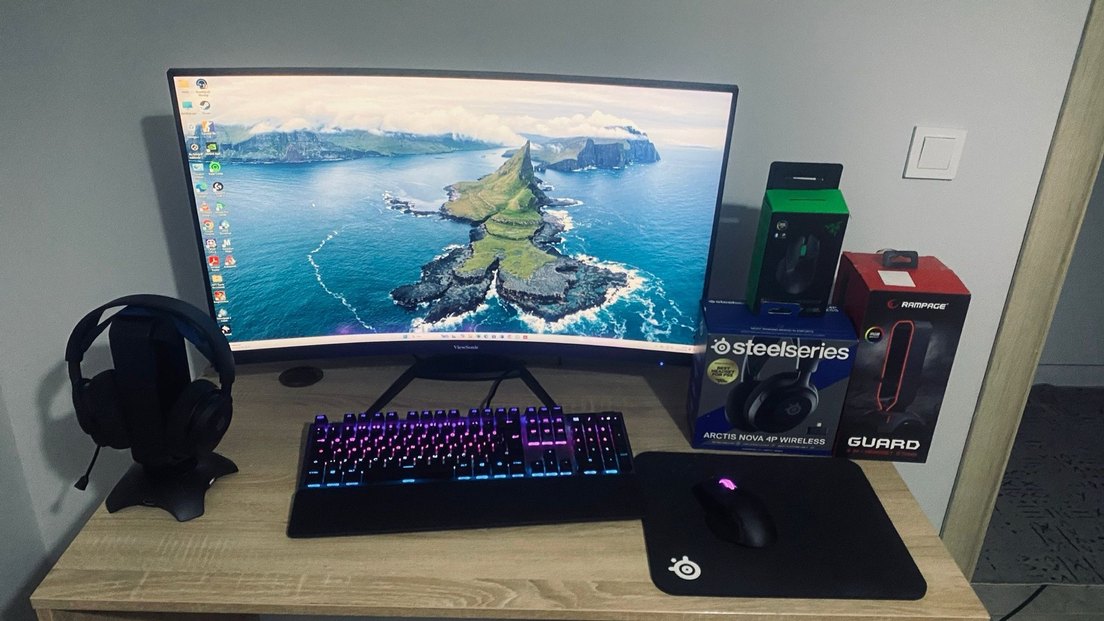 RGB aydınlatmalı masaüstü bilgisayar seti - Görsel 3