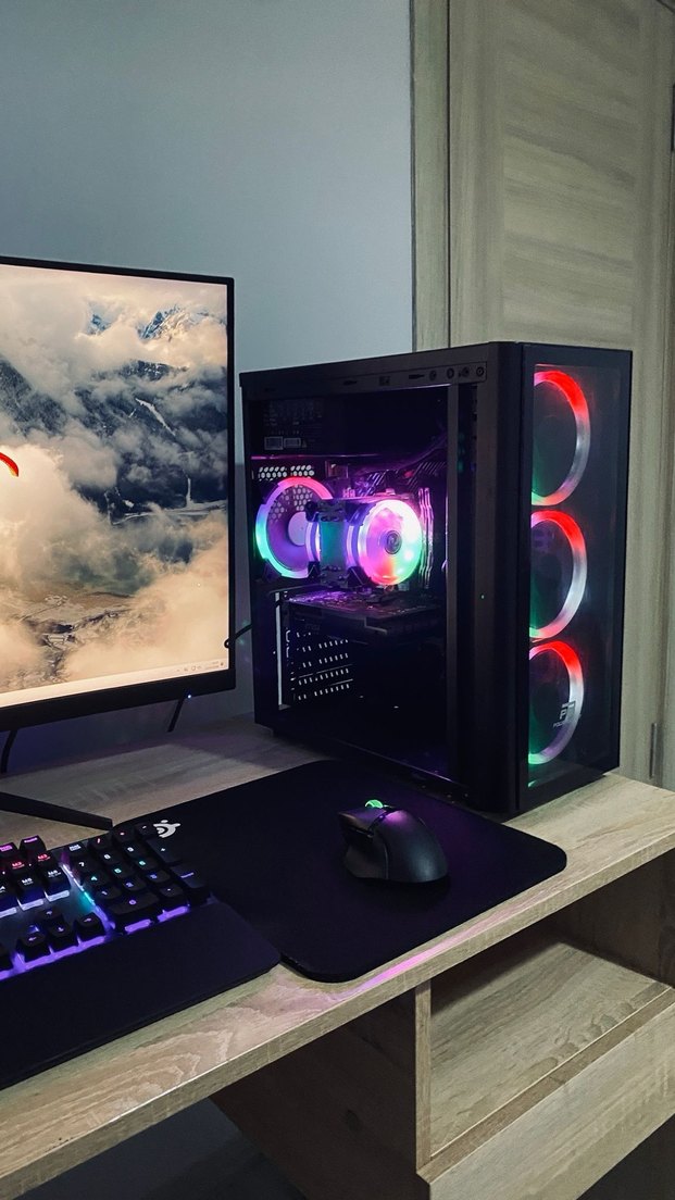 RGB aydınlatmalı masaüstü bilgisayar seti - Görsel 4