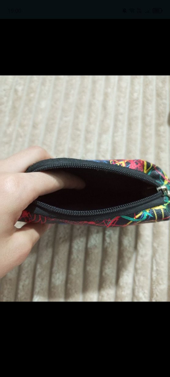 Renkli Tie-Dye Kadın Makyaj Çantası - Görsel 2