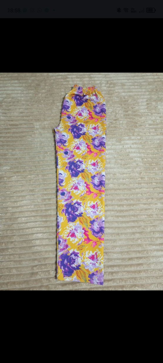 Renkli Bohem Kadın Kumaş Pantolon - Görsel 2