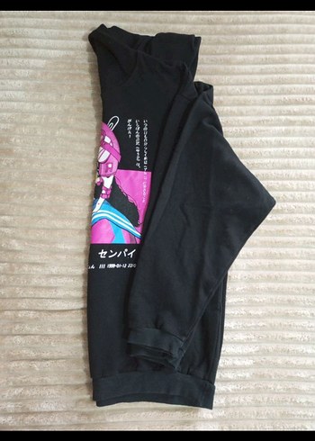 Siyah Baskılı Kadın Sweatshirt - Görsel 2