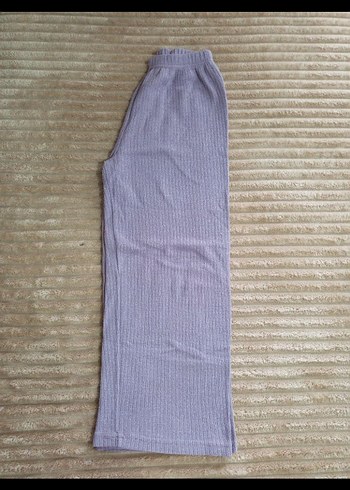 Mor Triko Kadın Rahat Kesim Pantolon - Görsel 2