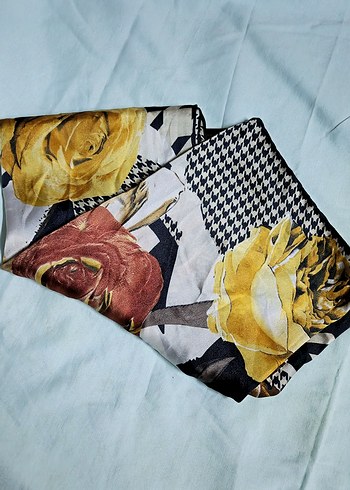 Bohem Tarz Çok Renkli Kadın Eşarp - Görsel 2