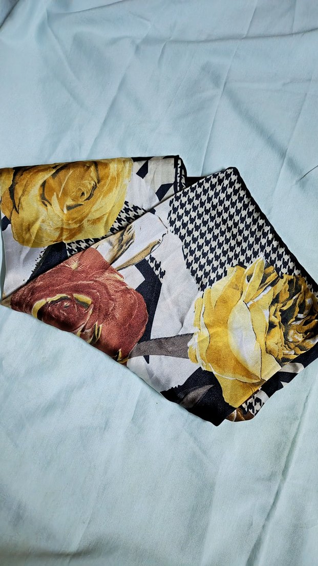 Bohem Tarz Çok Renkli Kadın Eşarp - Görsel 2