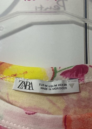 Çiçek Desenli Bohem Kadın Kısa Kollu Tişört - Görsel 2