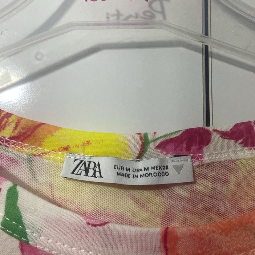 Çiçek Desenli Bohem Kadın Kısa Kollu Tişört - Görsel 2