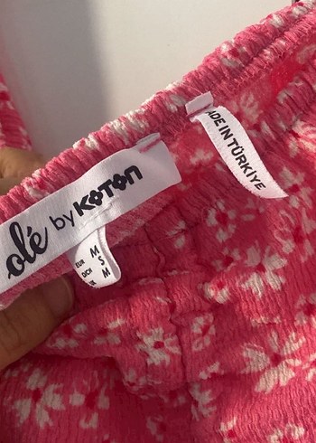 Pembe Mini Bağcıklı Düğmeli Kadın Bluz - Görsel 5