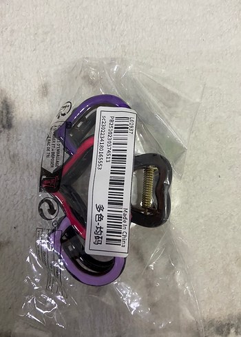 Renkli Kalp Tokalı Plastik Saç Tokası - Görsel 2