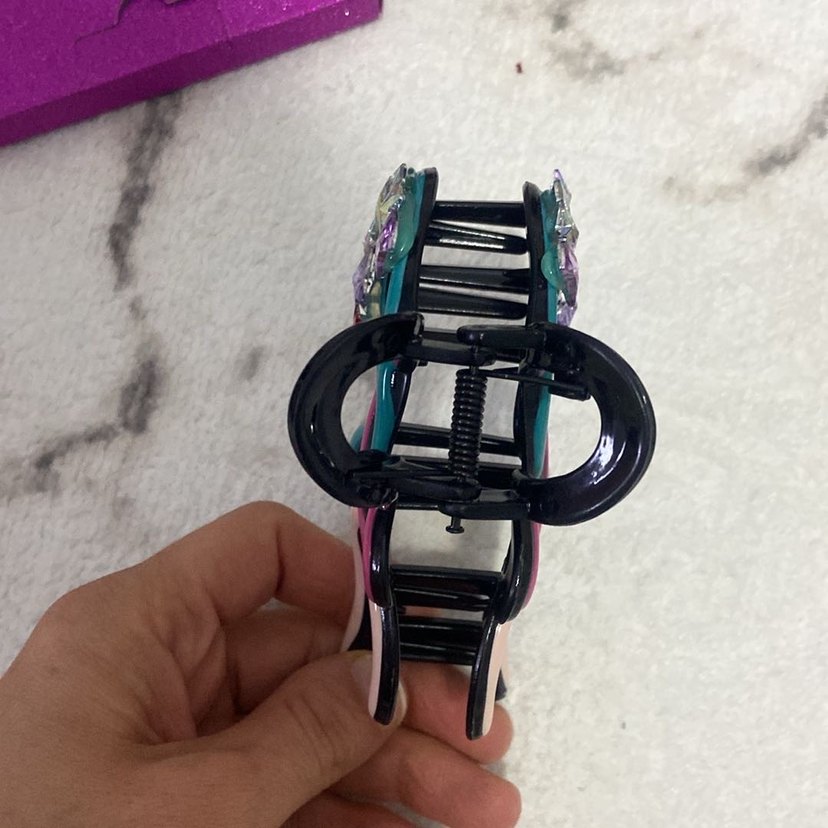 Renkli Avant-Garde Tokalı Kadın Saç Tokası - Görsel 2