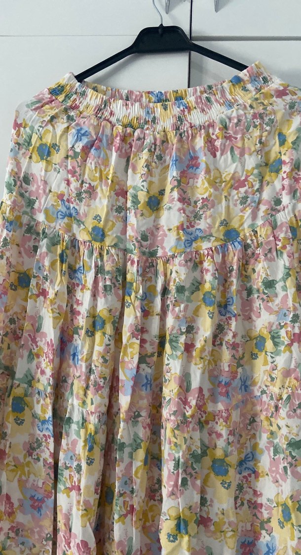 Bohem Çok Renkli Uzun Piliseli Etek ve üst - Görsel 2