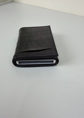 Siyah Deri Kadın Cüzdan - Görsel 2