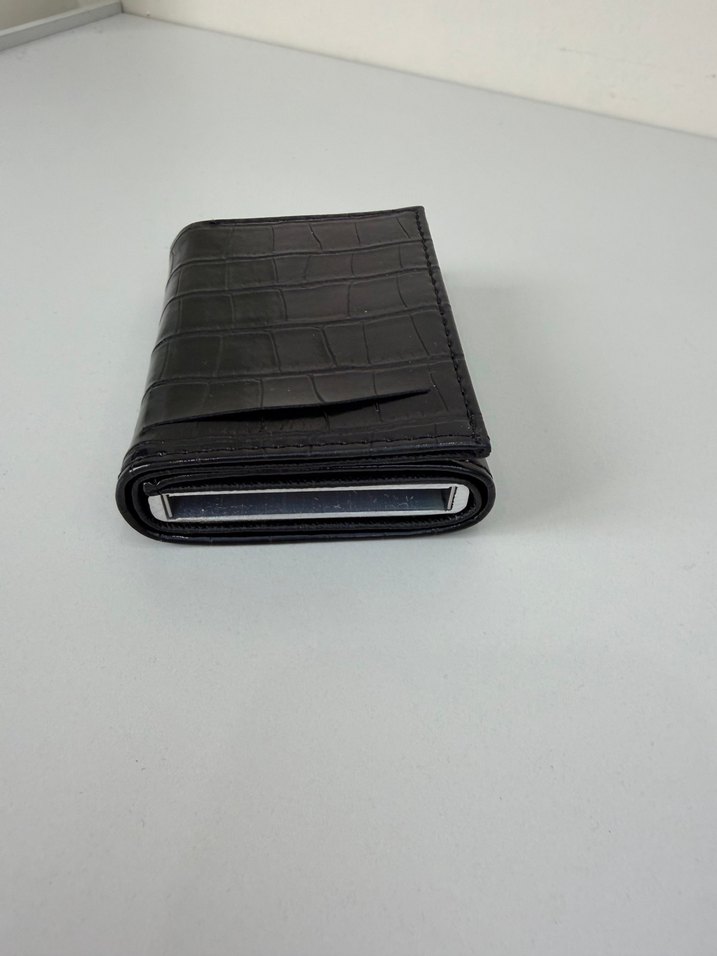 Siyah Deri Kadın Cüzdan - Görsel 2