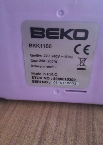 BEKO ELEKTİRİKLİ BUGUDİ - Görsel 3