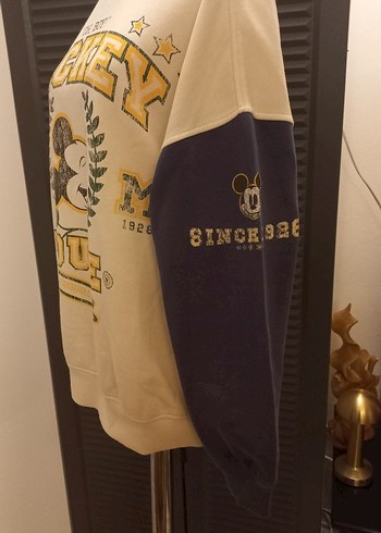 H&M MİCKEY MOUSE BASKILI KADIN Sweatshirt - Görsel 3