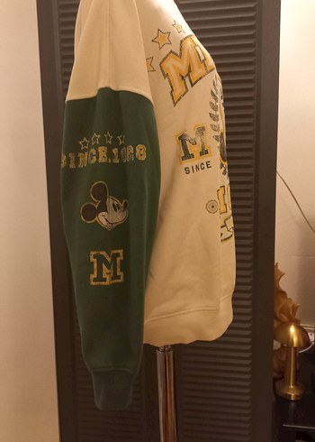 H&M MİCKEY MOUSE BASKILI KADIN Sweatshirt - Görsel 5