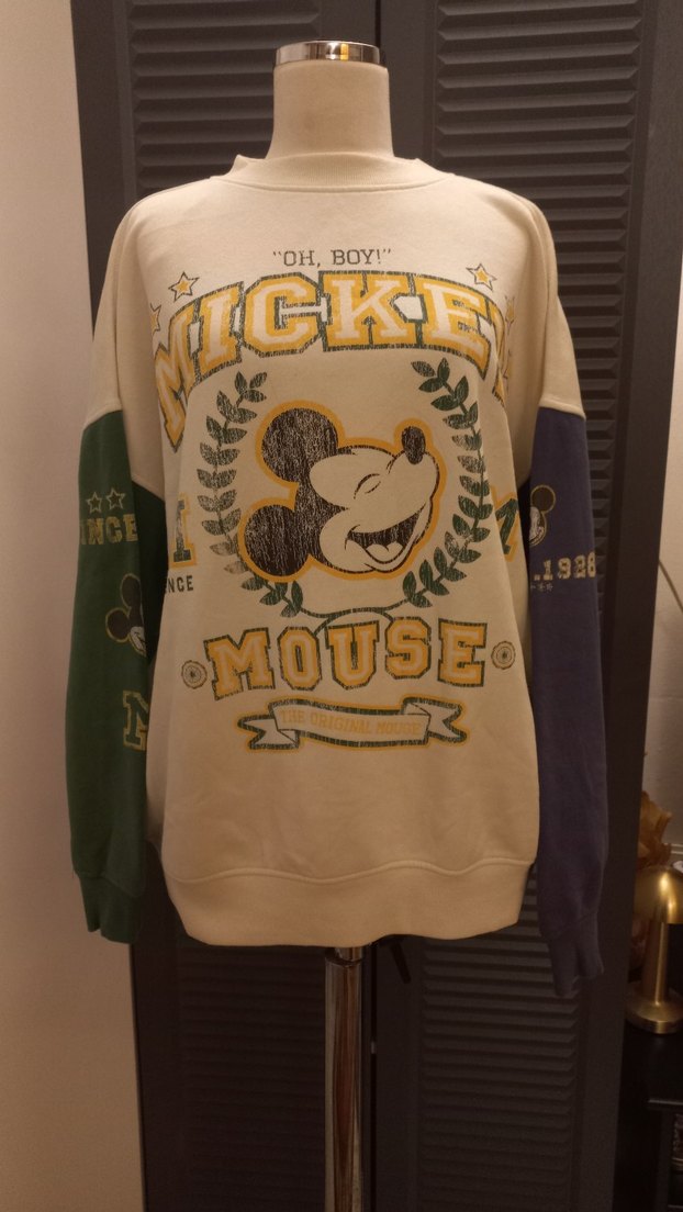 H&M MİCKEY MOUSE BASKILI KADIN Sweatshirt - Görsel 2