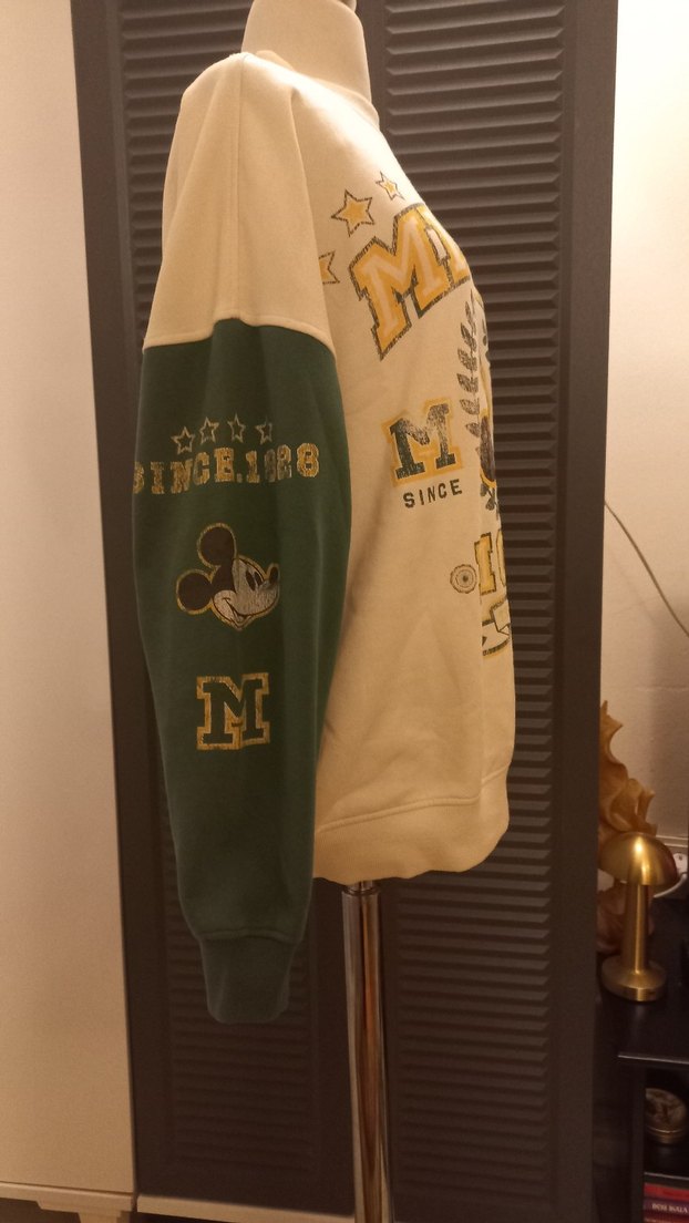 H&M MİCKEY MOUSE BASKILI KADIN Sweatshirt - Görsel 5