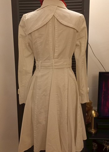 TRENCKOT BEYAZ DAR KALIP - Görsel 6