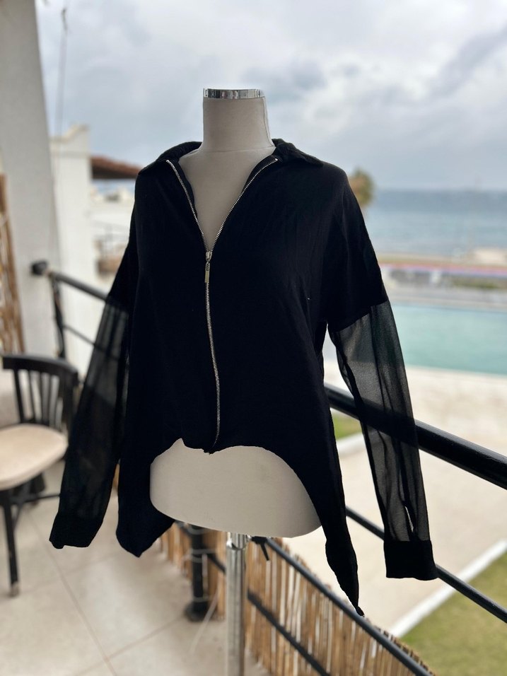 DILVIN MARKA KADIN FERMUARLI GÖMLEK - Görsel 2