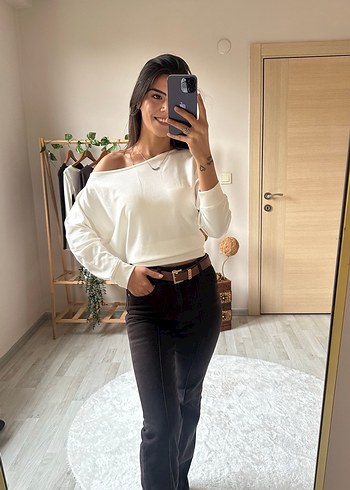 Kadın Kahverengi Kemerli  Pantolon - Görsel 4