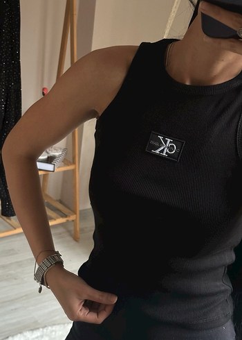 Siyah  Kadın Calvin Clean Basic Atlet - Görsel 2