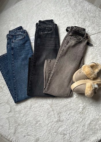 taşlı,antrasit,kahve jean - Görsel 3