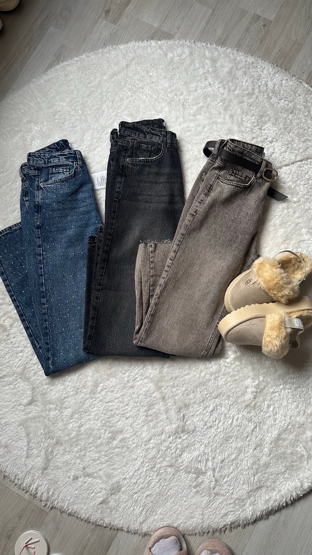 taşlı,antrasit,kahve jean - Görsel 3