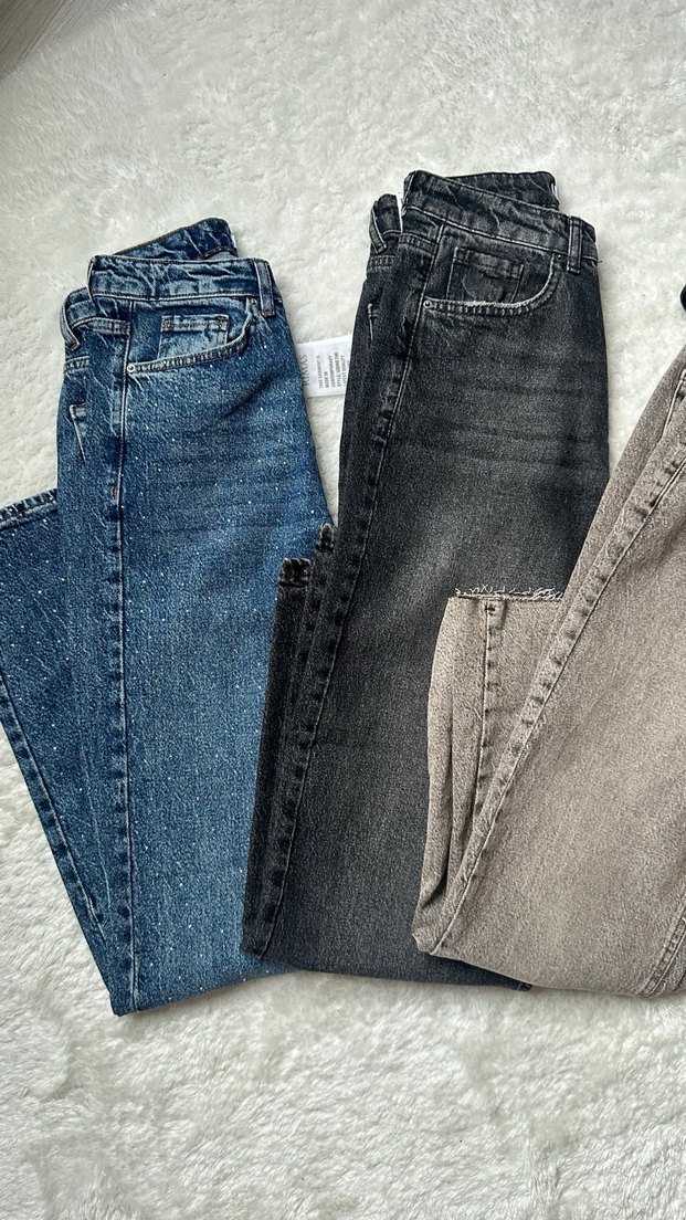 taşlı,antrasit,kahve jean - Görsel 2