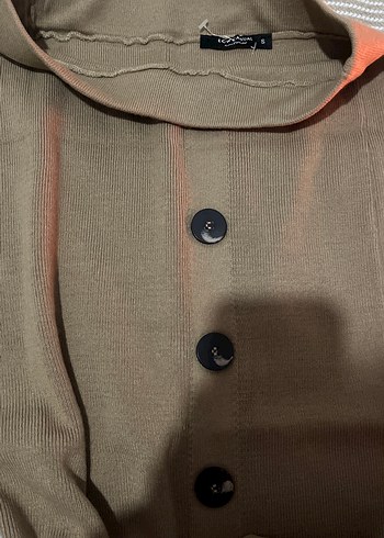 Düğmeli Kahverengi Uzun Kadın Etek - Görsel 2