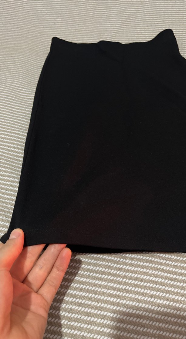 Siyah Midi Kadın Mini Etek - Görsel 2