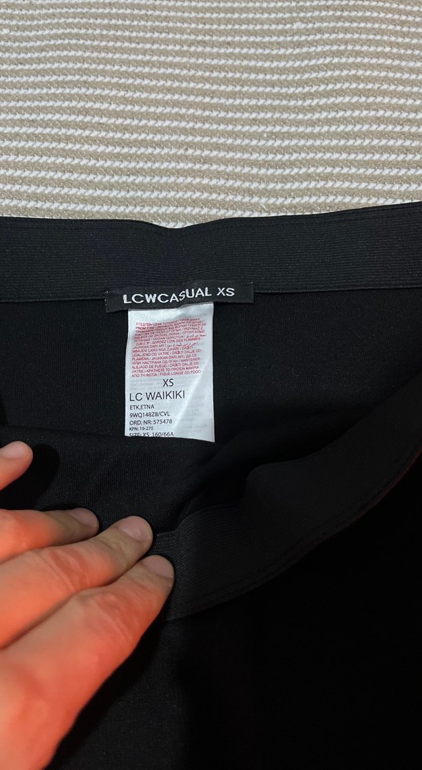 Siyah Midi Kadın Mini Etek - Görsel 3