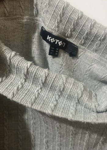 Gri Kadın Triko Uzun Kollu Bluz - Görsel 4