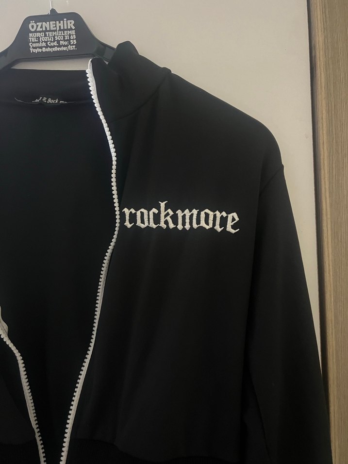 Rockmore Siyah Fermuarlı Kadın Ceket - Görsel 3